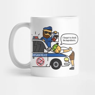 Vegan Police Arrest Mug